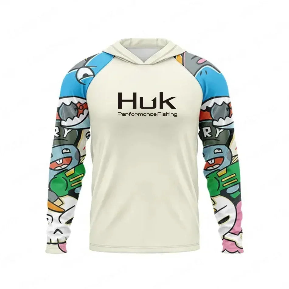 HUK Hooded Fishing Shirts