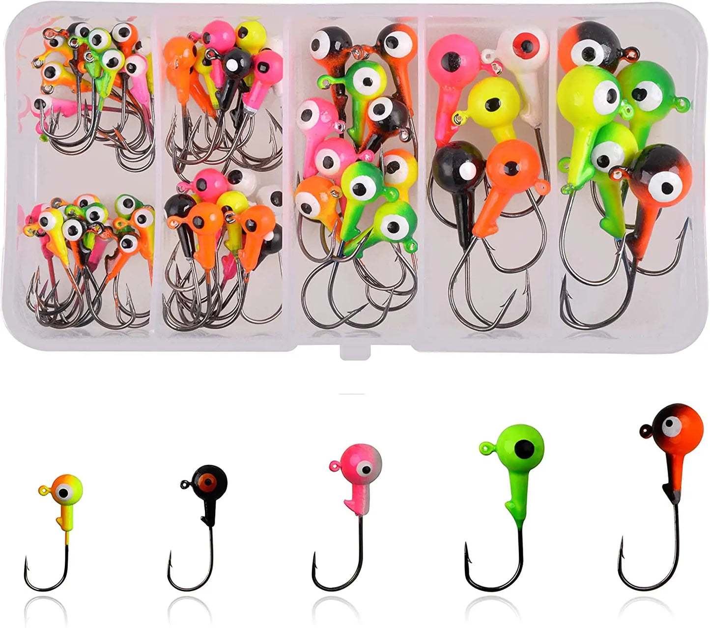 130pcs/69pcs/60pcs/43pcs  Jig Heads Multi-packs