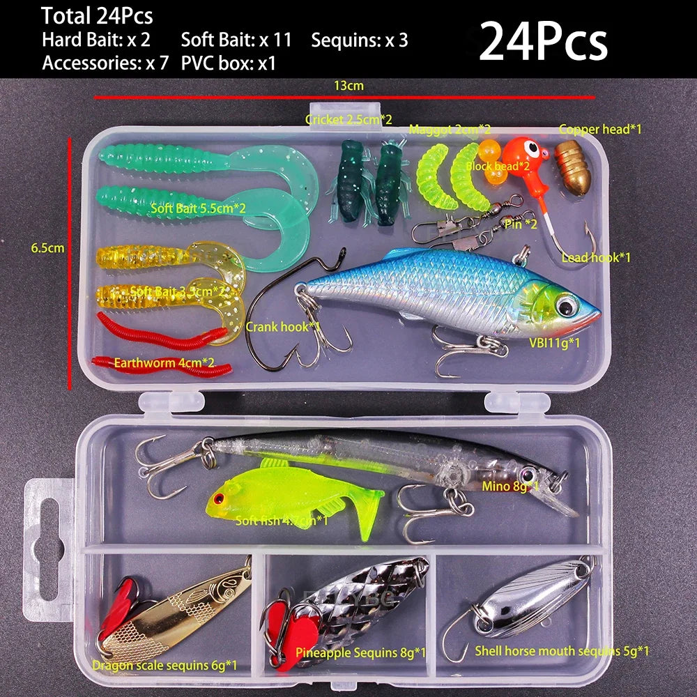 Mutli-packs Crankbaits/Soft plastics/Metal Spoons