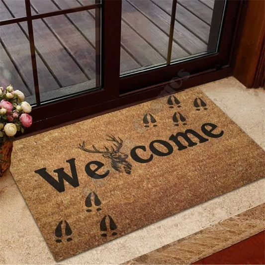Welcome Deer Mat
