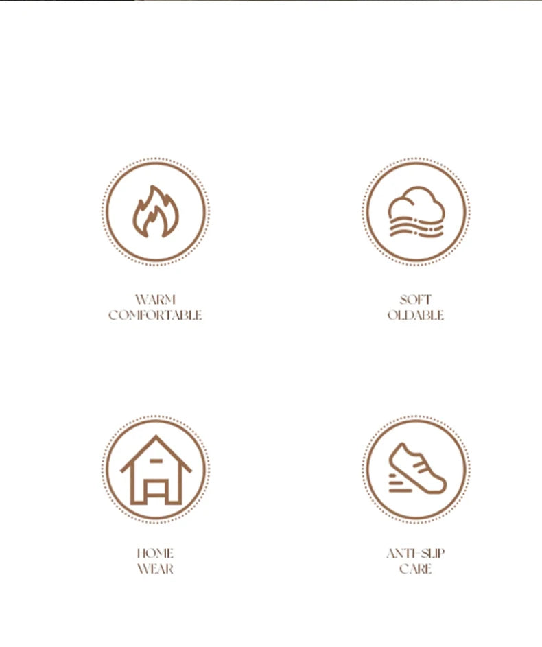 Unisex winter slippers