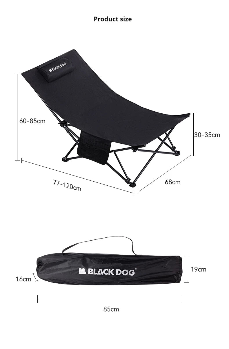 Naturehike BLACKDOG Camping Chair With Pillow