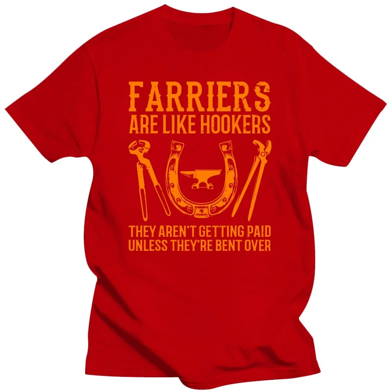 Funny Farrier Gift For Men Women Cool Blacksmith Forger Gag T-Shirt