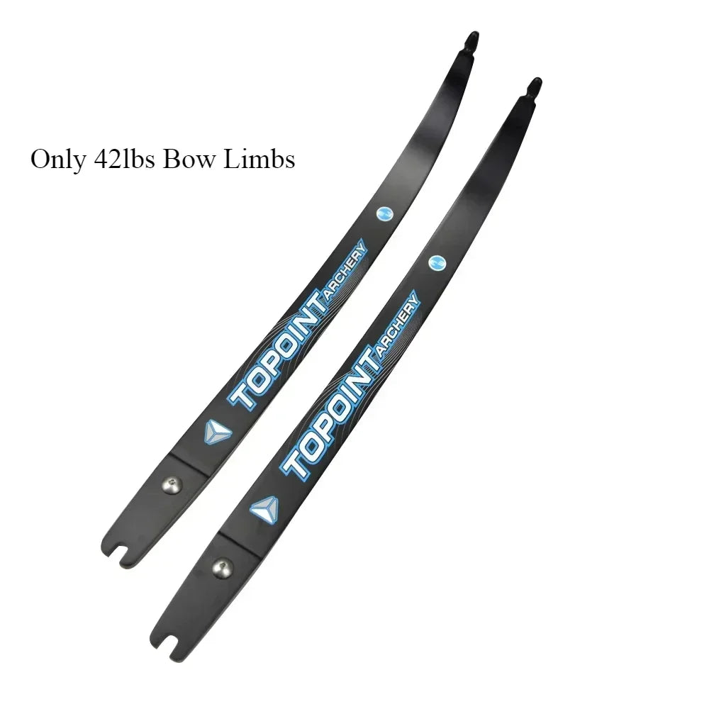 Archery Topoint 66/68/70inch ILF Recurve Bow 18-44lbs Right/Left Hand Magnesium-aluminum Alloy Bow Riser  Hunting Shooting
