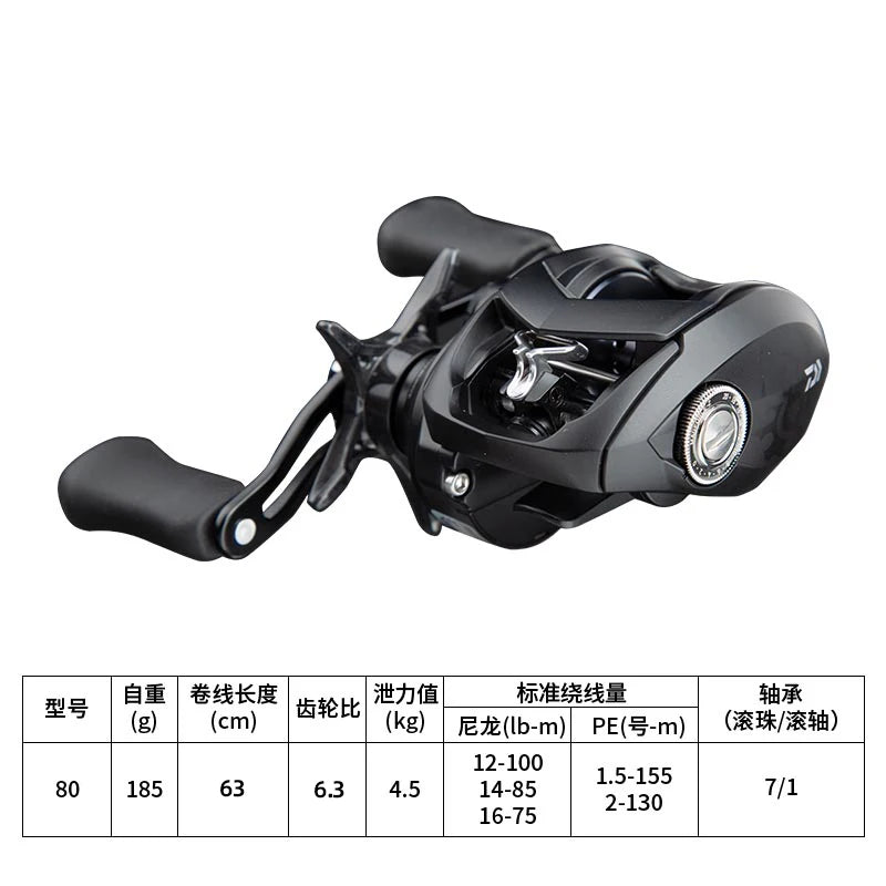 DAIWA TATULA TW80 Fishing Reel Baitcaster