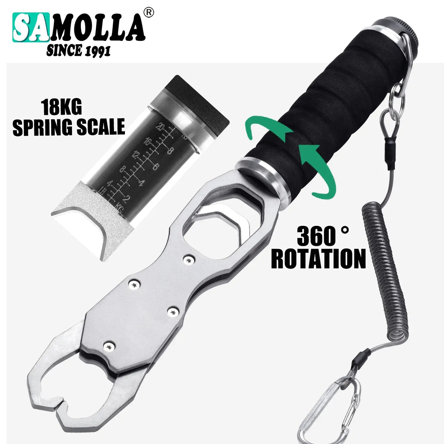 SAMOLLA Aluminum Alloy New Fishing Grip Pliers