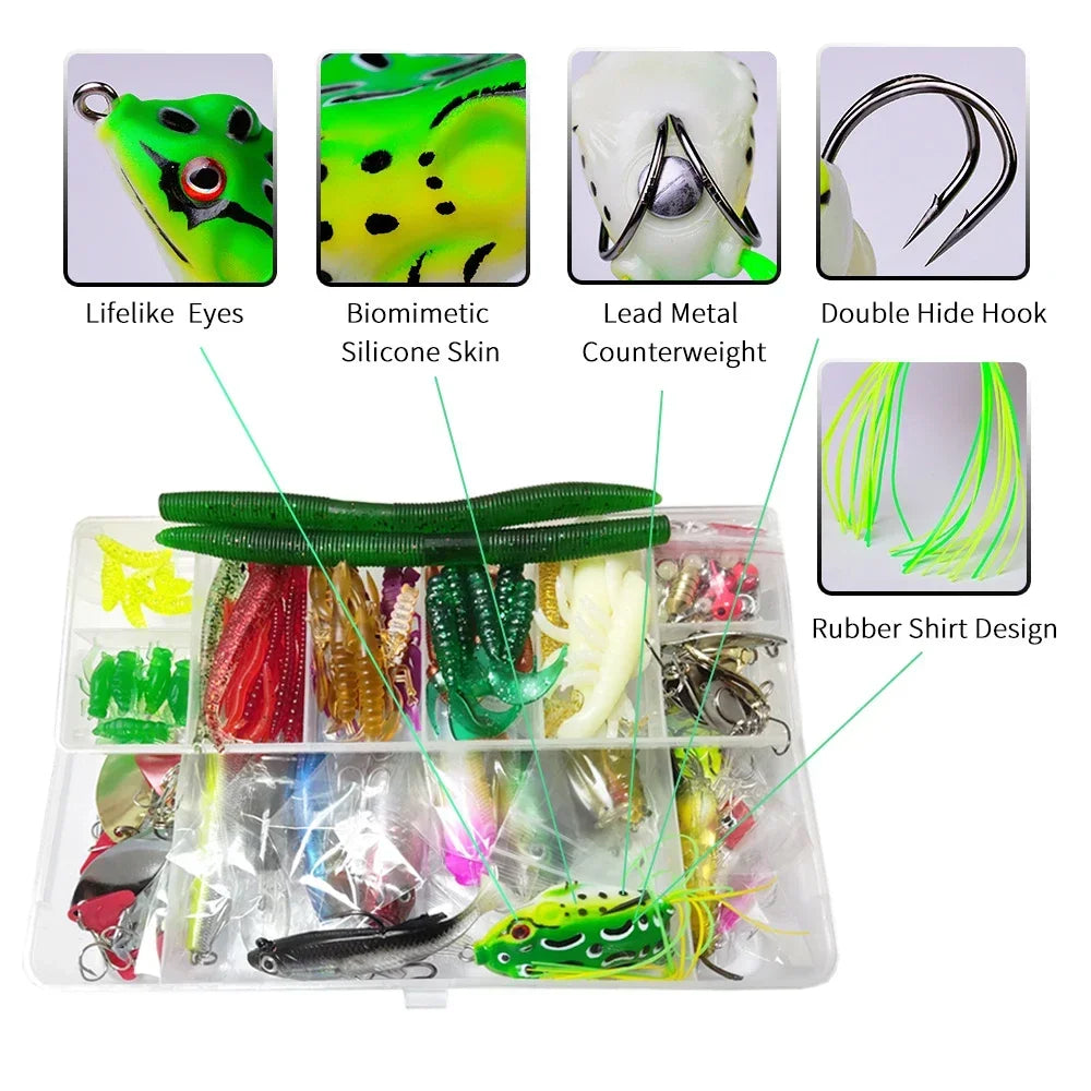 Mutli-packs Crankbaits/Soft plastics/Metal Spoons