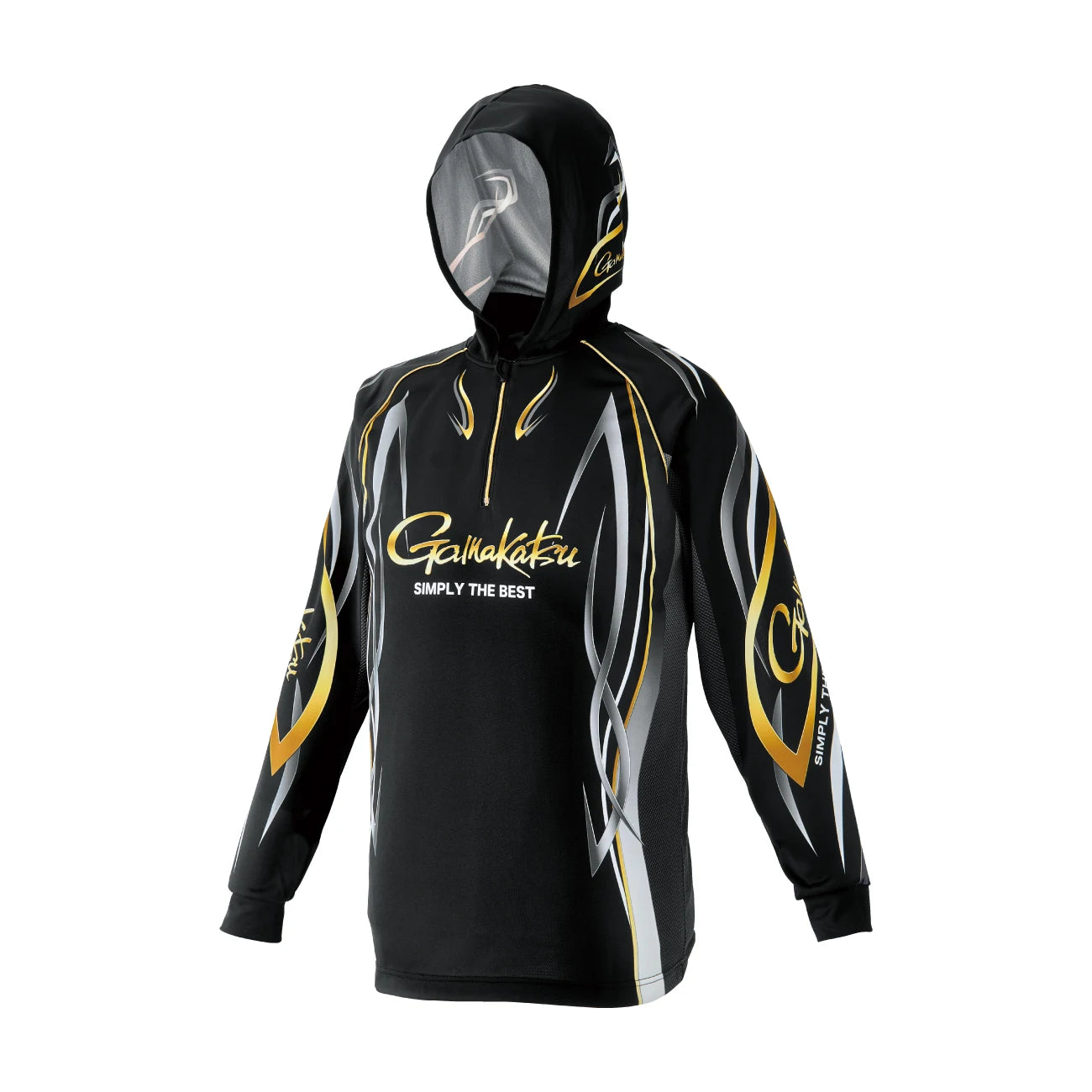 Gamakatsu Quick Dry Hooded Fishing Shirts + Mask