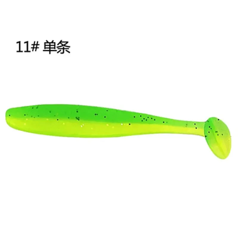 10Pcs/Bag 70mm 90mm 120mm Soft Plastics Barramundi/Flathead