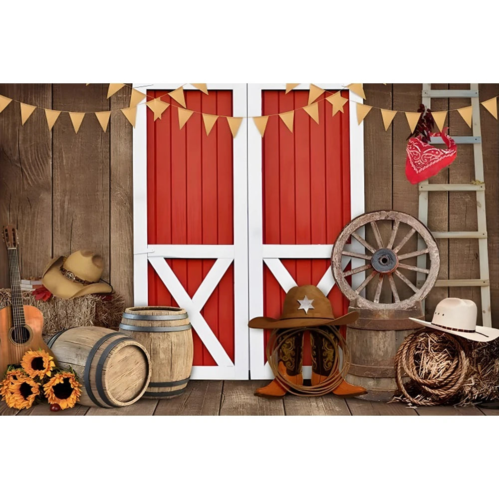 Western Cowboy Party Backdrops