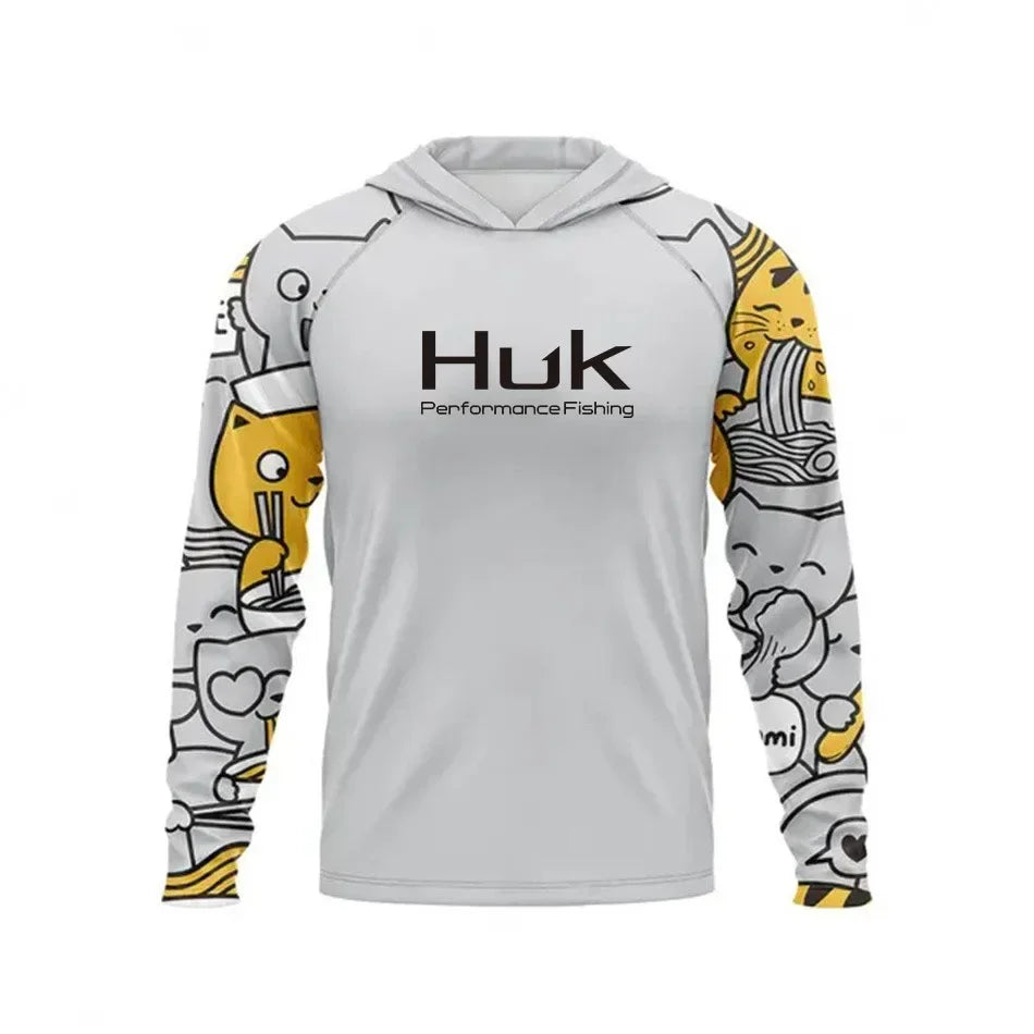 HUK Hooded Fishing Shirts