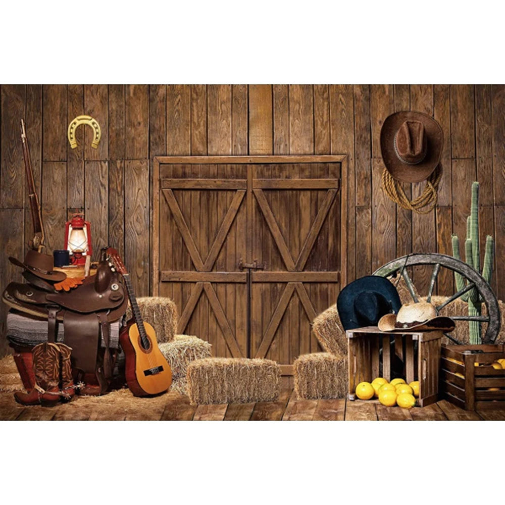 Western Cowboy Party Backdrops