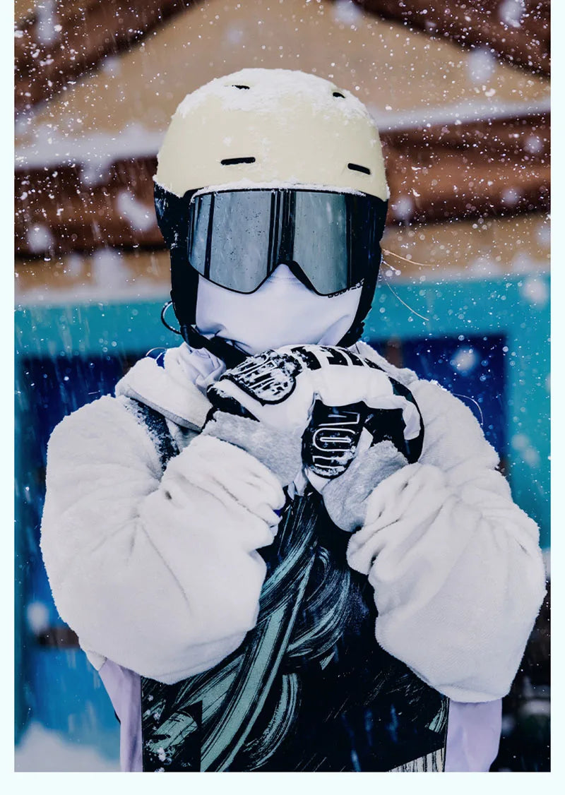 Horntour 2024 Skiing Helmet with Goggles Warm Helmet ABC+EPS High-Quality Ski Helmet Outdoor Sports Ski  Skateboard Helmet
