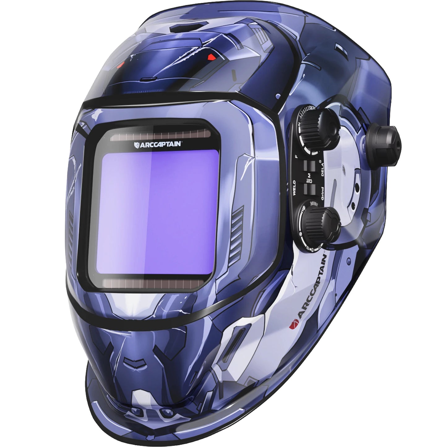 ARCCAPTAIN Welding Helmet Auto Darkening Welding Mask 4 Sensors Solar Cell Powered For TIG MIG ARC Welder