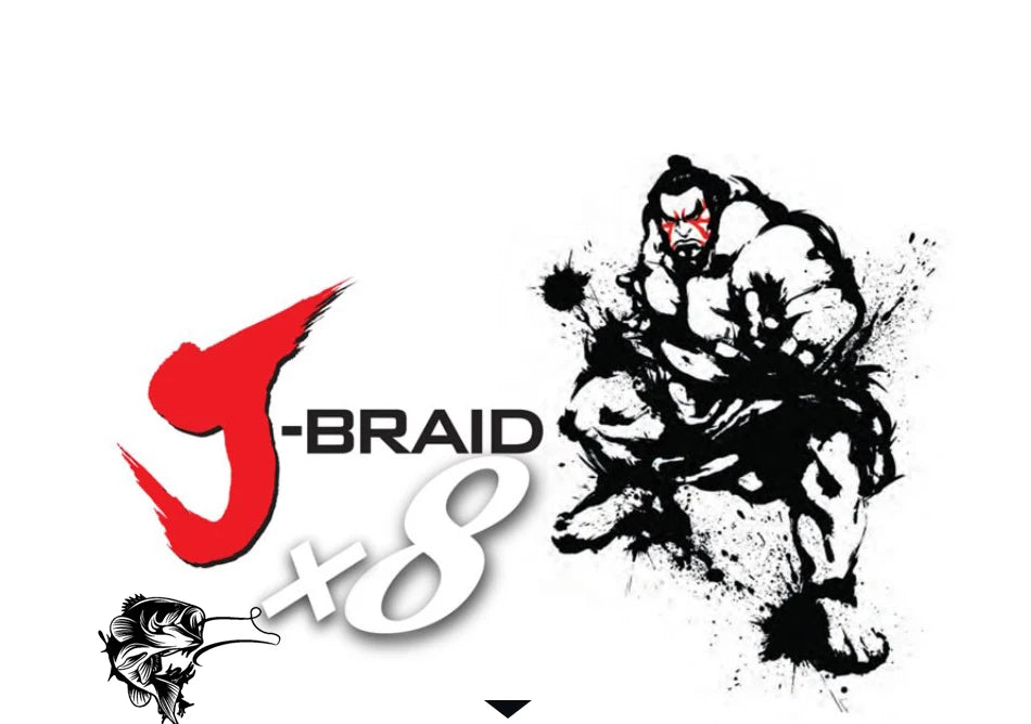 DAIWAPE Fishing Line J-Braid 300M PE 8 strands Fishing Line 14-100LB Japan 8X Braided Fishing Line