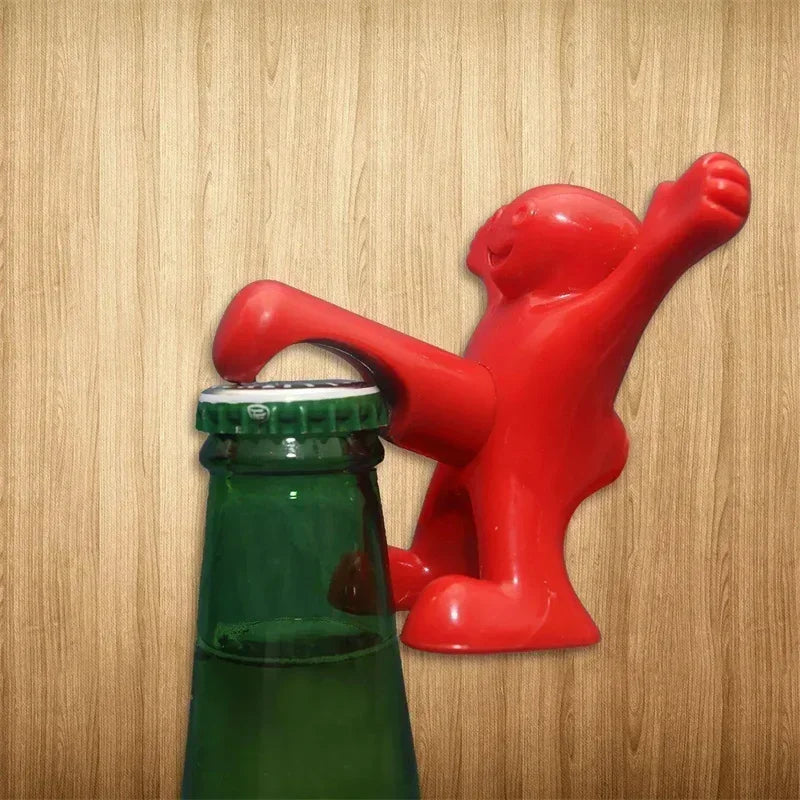 Red Creative Villain Wine Opener