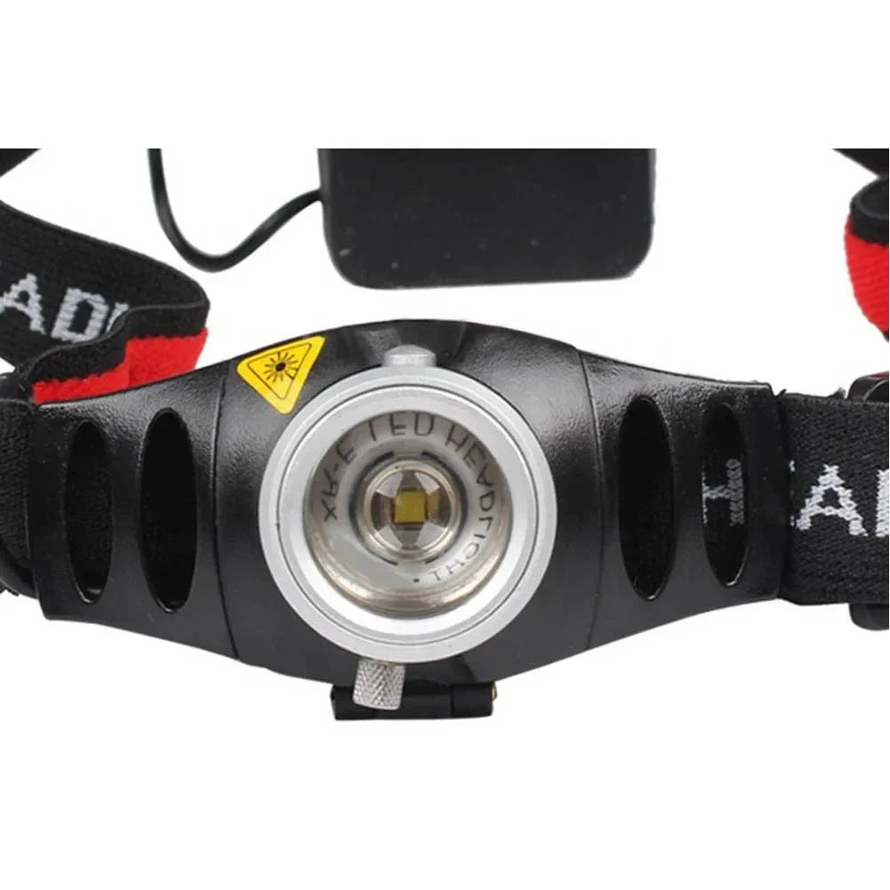 2000 lumens LED Headlight Torch Adjustable