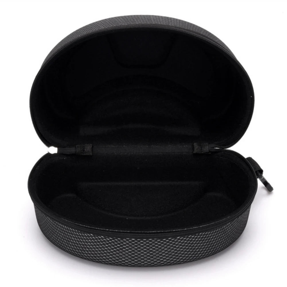 Portable Eva Ski Goggle Glasses Protector Case Snowboard Skiing Goggles Carrying Case Zipper Hard Box Holder(Without Goggles)