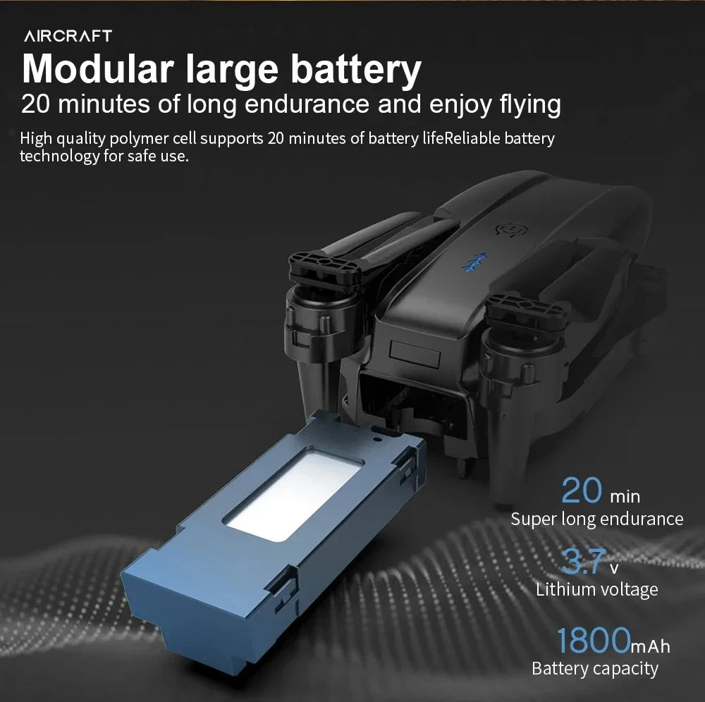 E99Pro Drone HD Professional 4k drone Dual Camera WIFI fpv Aircraft Quadcopte Obstacle Avoidance Aerial Photography Drone