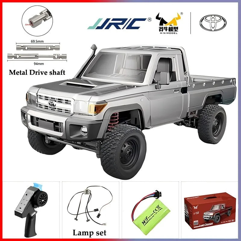 MN82S MN82 Pro Remote Controlled Climbing Off-road Vehicle 1:12 Full scale 4WD For Toyota LC79 Simulation RC Model Toy Rc Car
