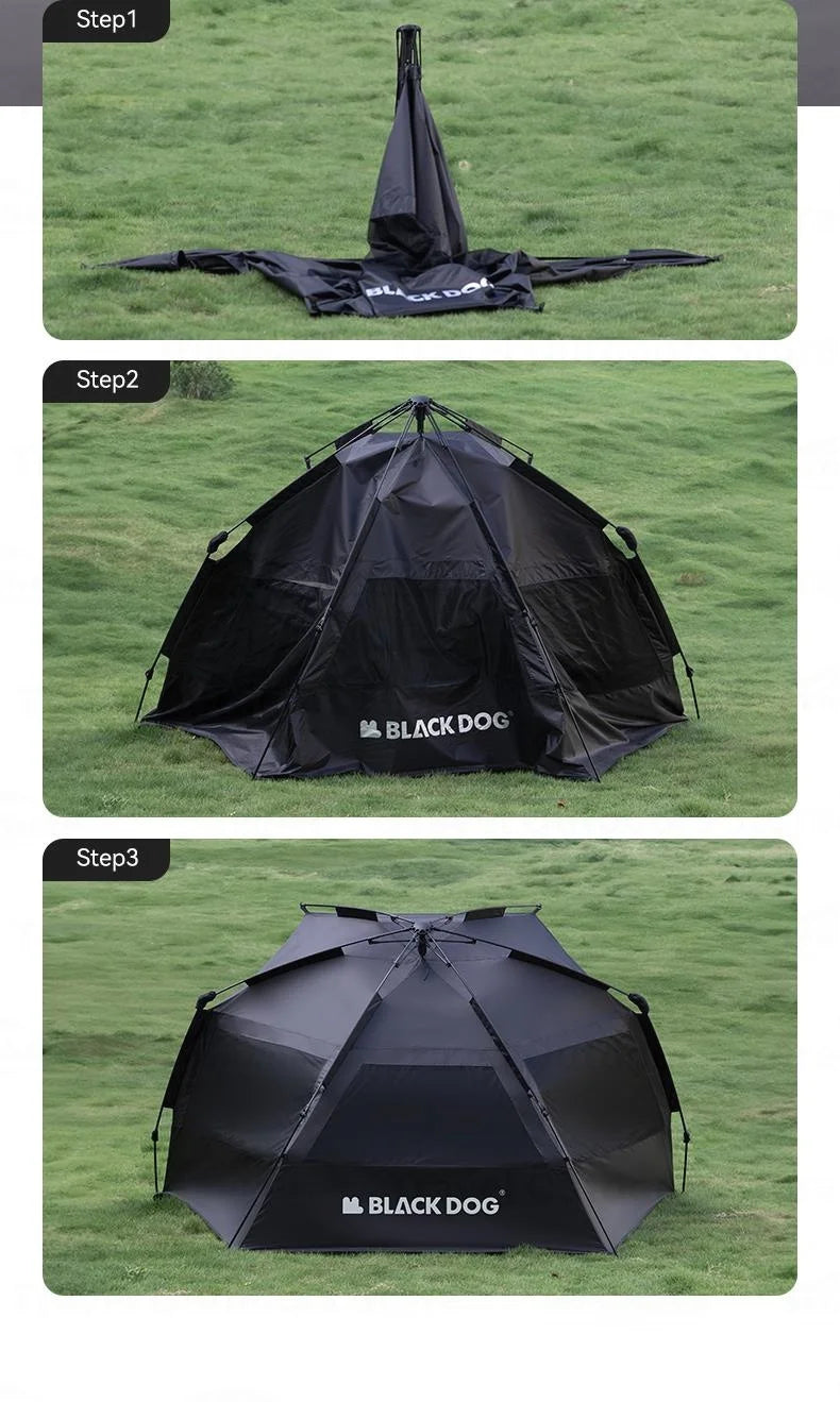 Naturehike BLACKDOG 150D Waterproof Automatic Beach Shell Sun Protection