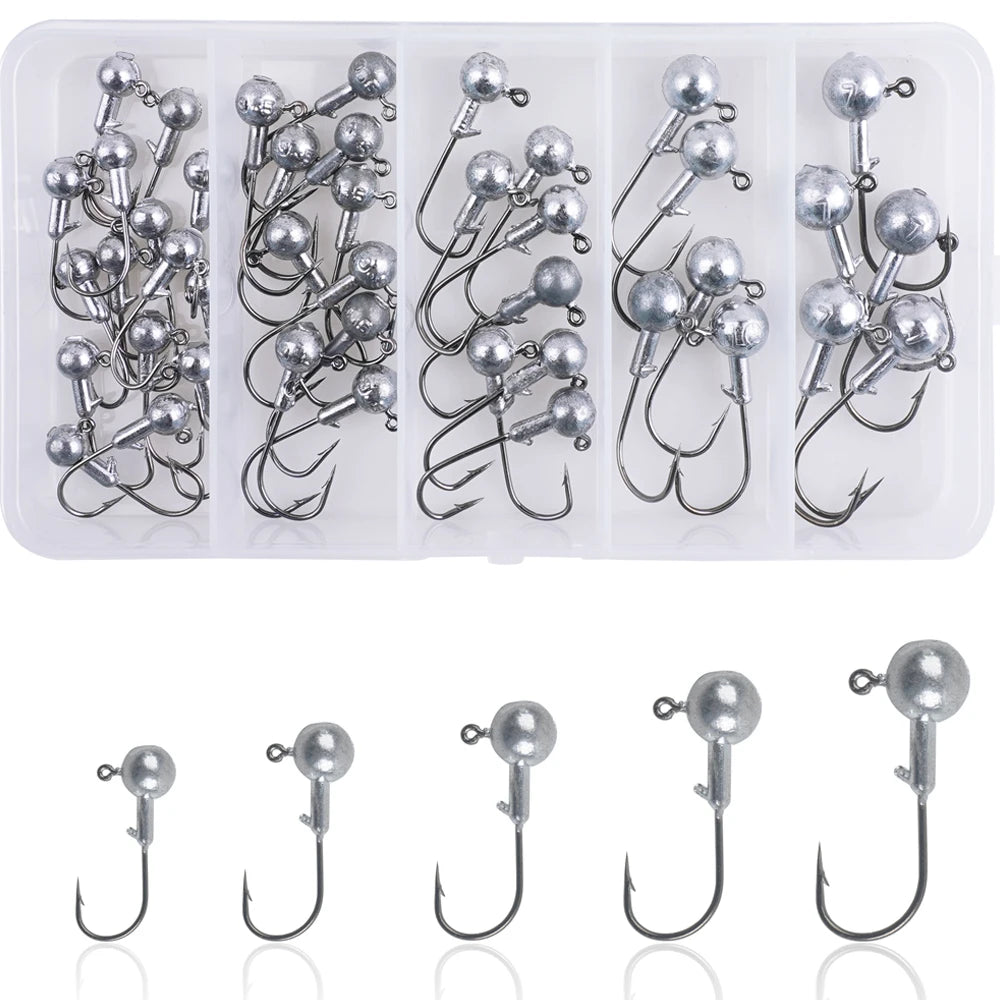 130pcs/69pcs/60pcs/43pcs  Jig Heads Multi-packs