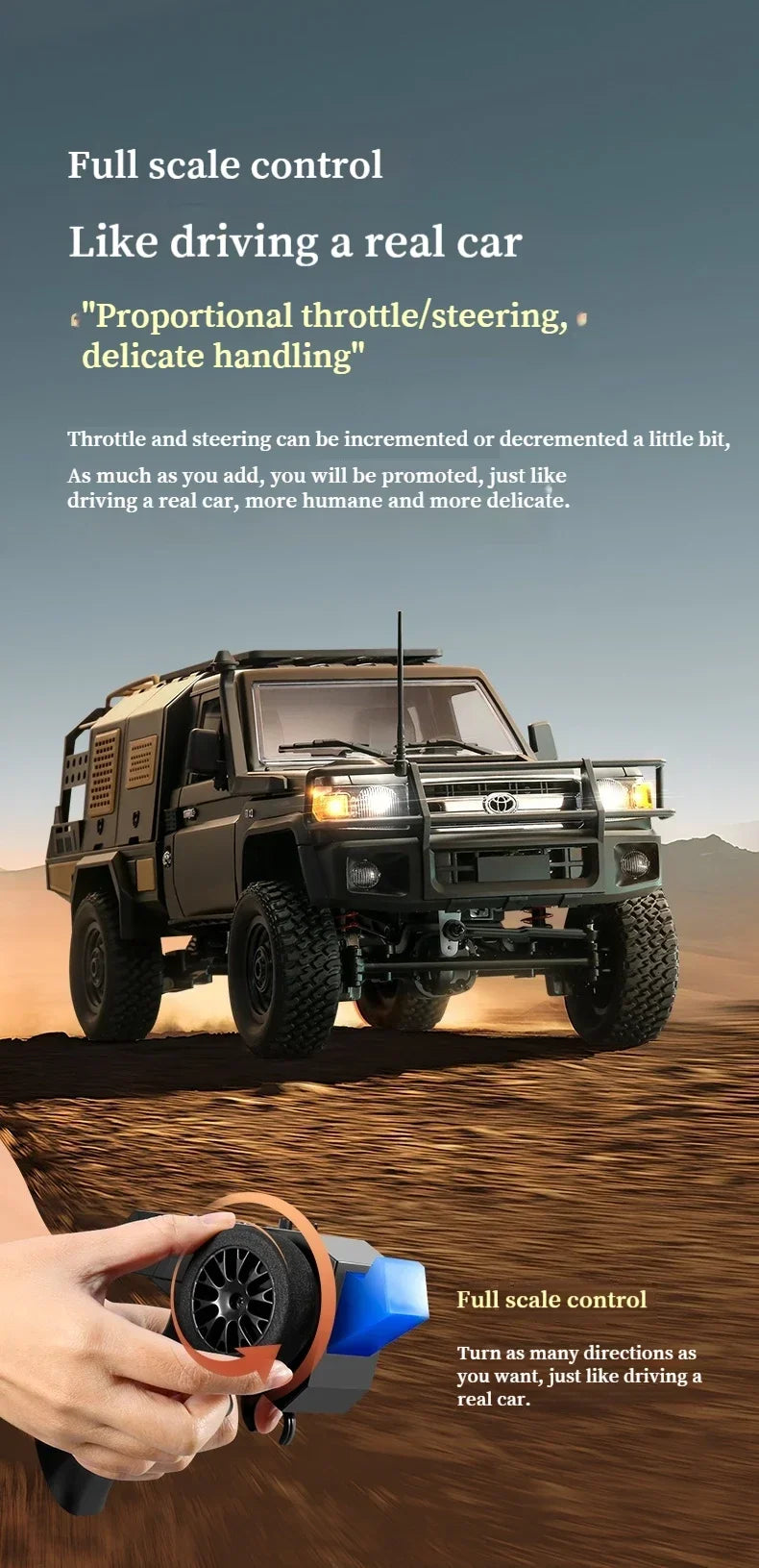 MN82S MN82 Pro Remote Controlled Climbing Off-road Vehicle 1:12 Full scale 4WD For Toyota LC79 Simulation RC Model Toy Rc Car