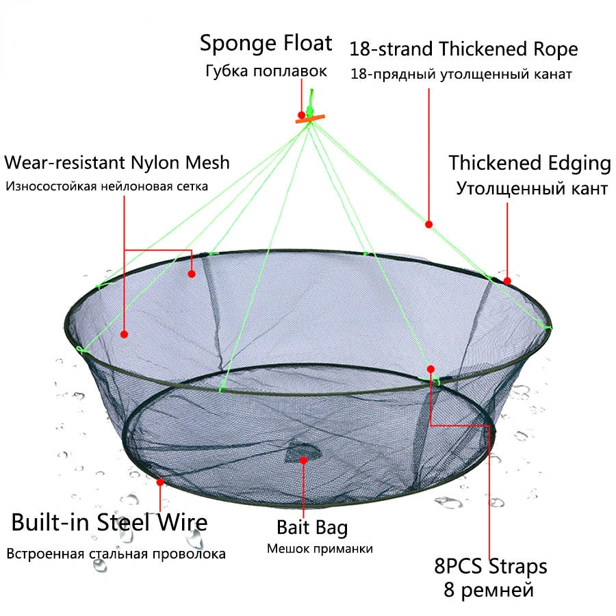 80CM Jetty Landing Net Compact