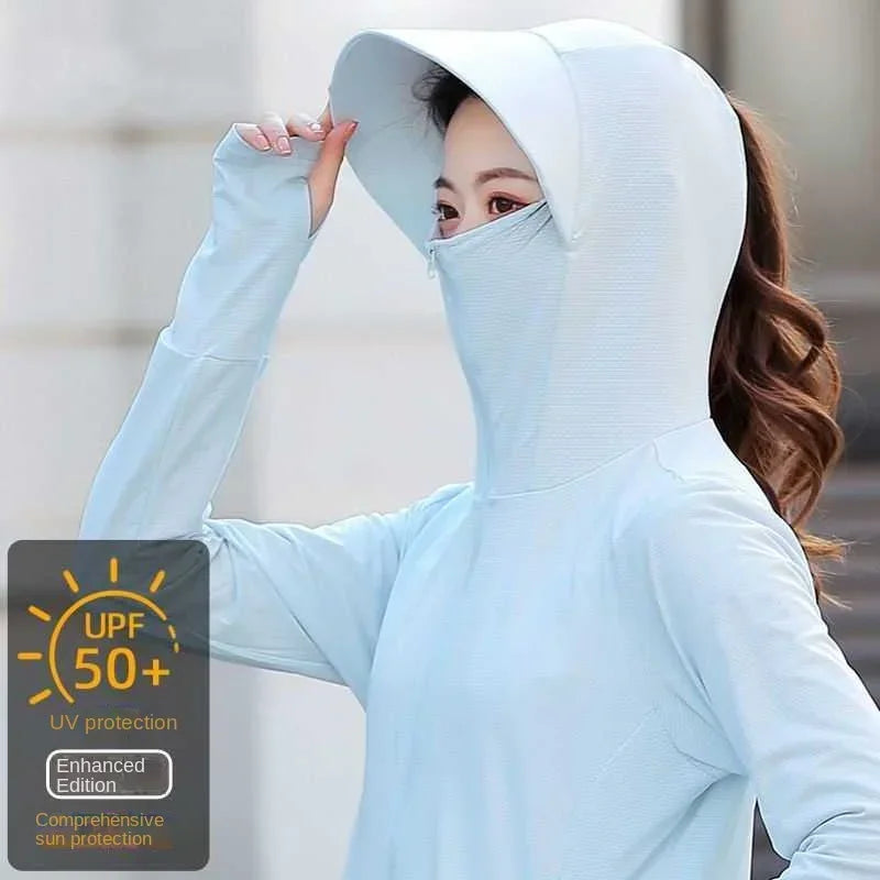 Women's Jacket with Hood UV Protection