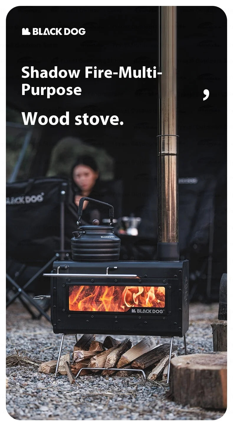 Naturehike BLACKDOG Wood Stove SUS 430 Stainless Steel