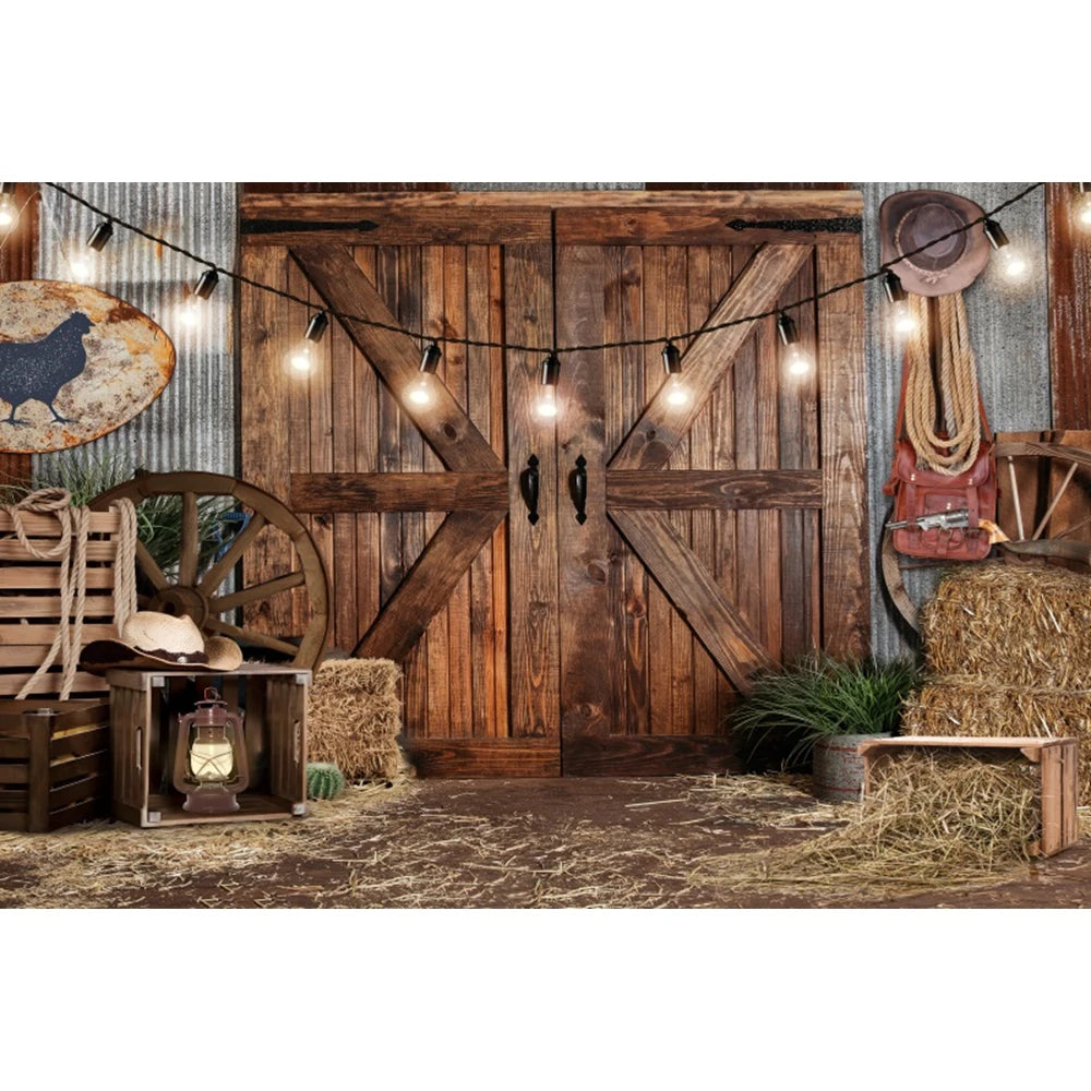 Western Cowboy Party Backdrops