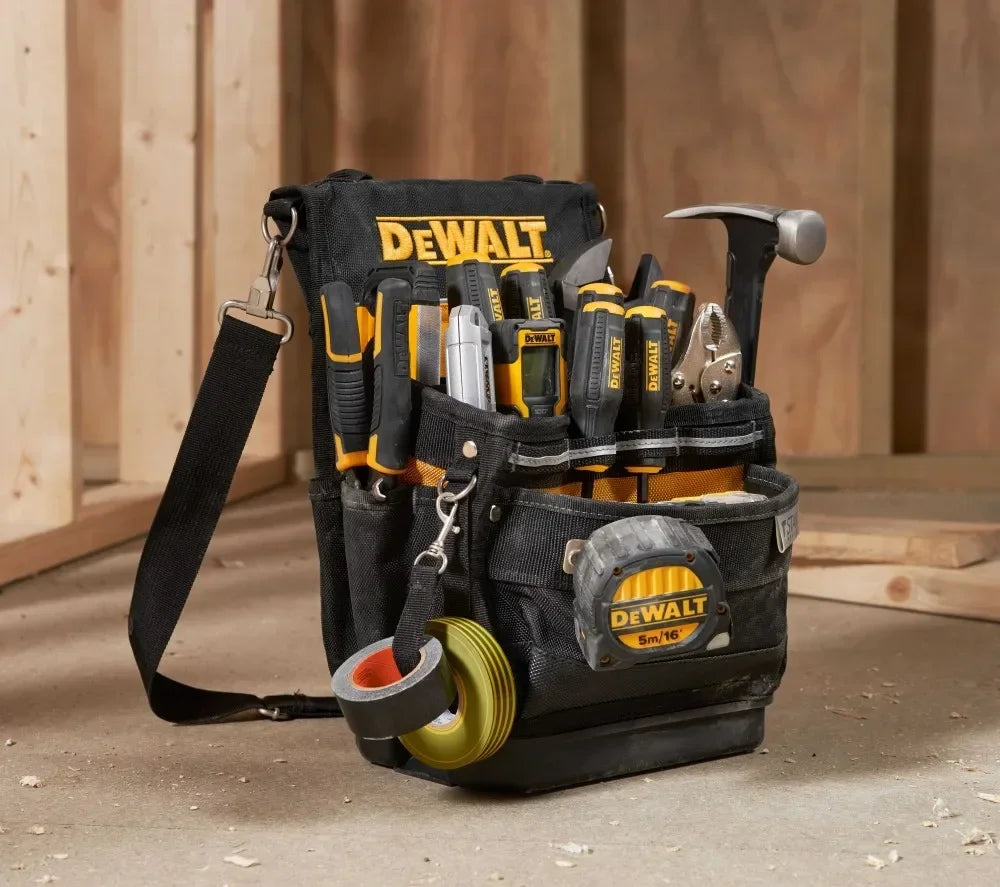 DEWALT DWST83541-1-23  Large Tool Bag Organiser TSTAK Compatible Waterproof Moisture-proof Strong Durable Hard Bottom Tool Pouch