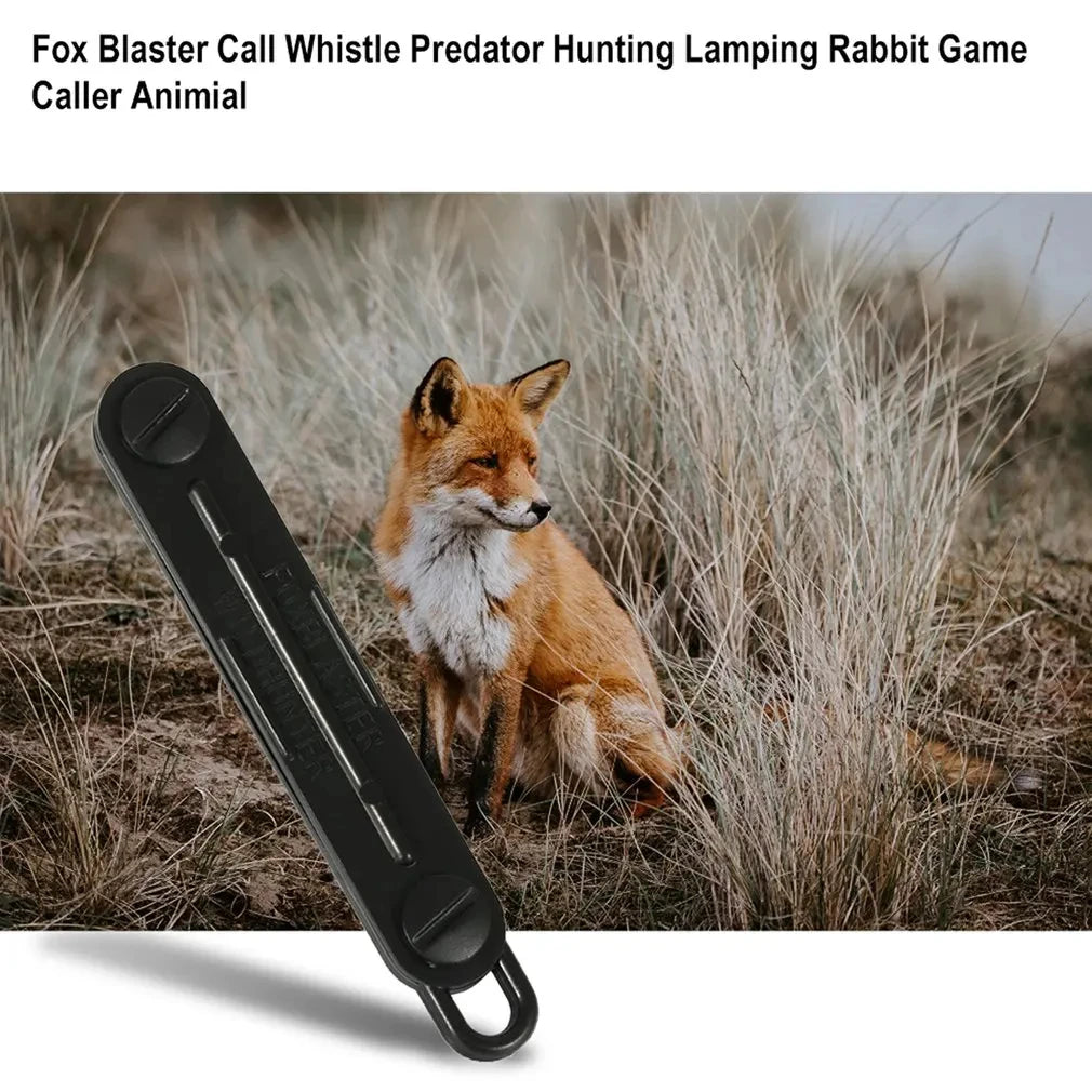 Outdoor Fox Down Fox Blaster Call Black Whistle Predator Hunting Lamping Calling Rabbit Game Caller Animial