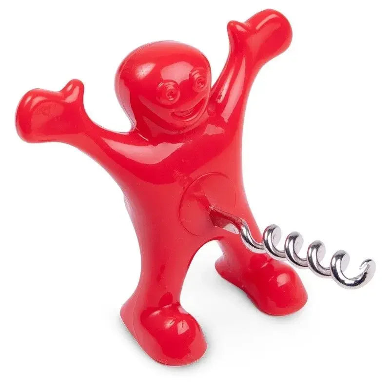 Red Creative Villain Wine Opener