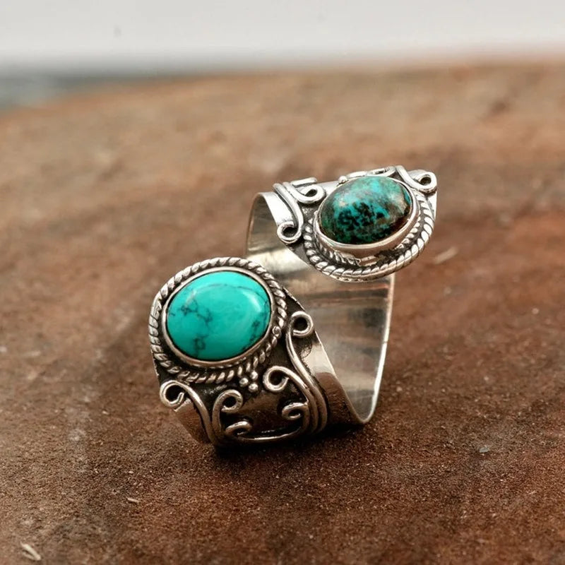 Pro Horse Collection Turquoise Dress Rings