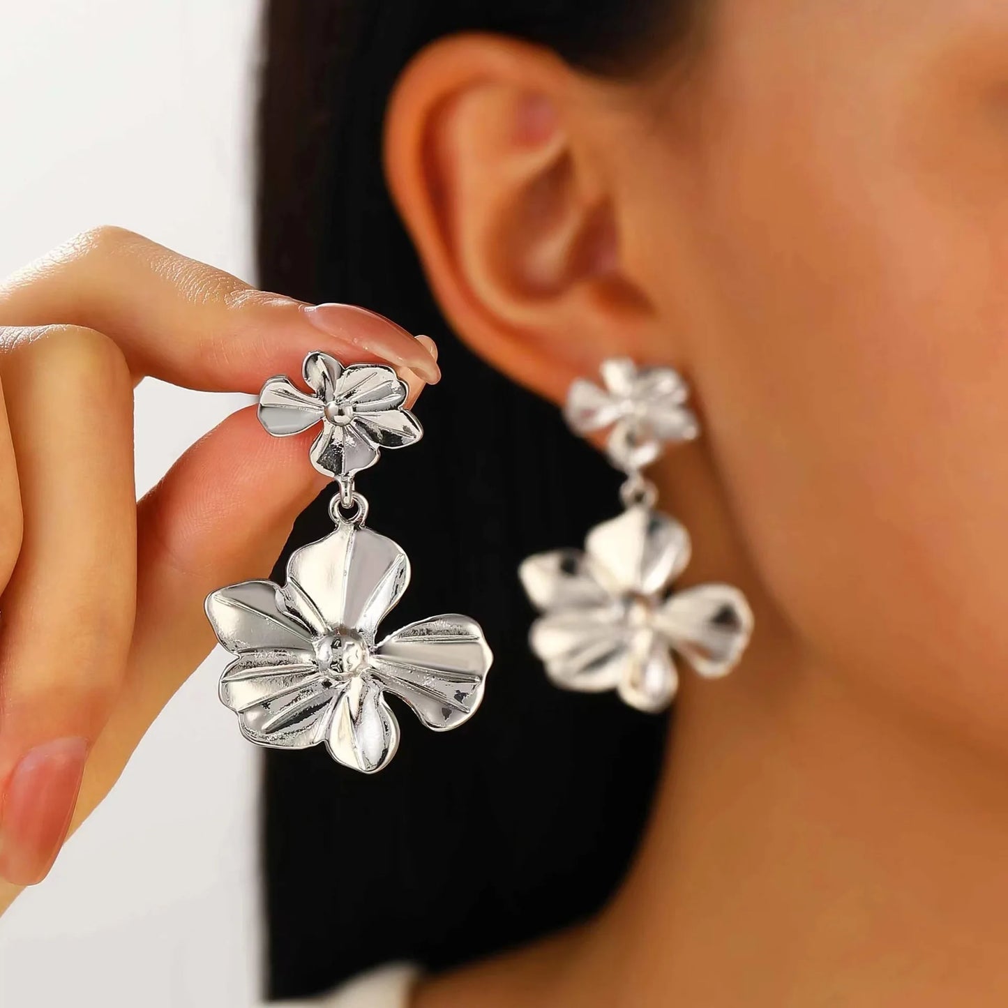 Vintage Bohemia Turquoise Cowboy Hat Boots Horse Earrings For Women