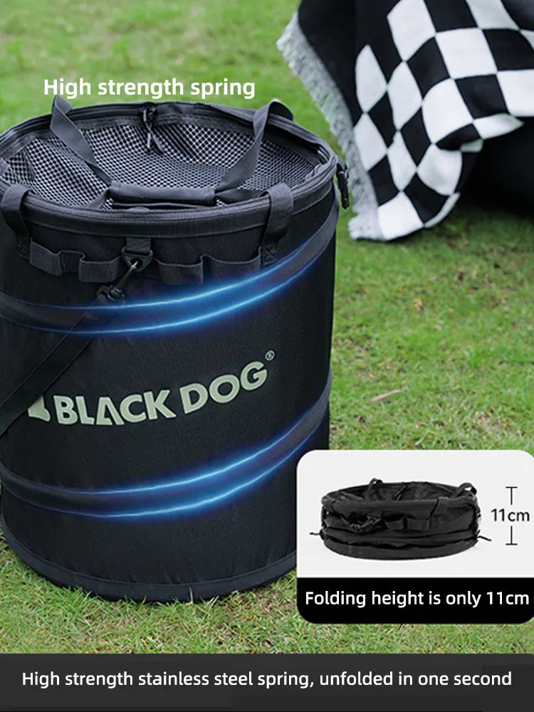 Blackdog Outdoor Camping Bucket Bag Portable Easy Folding Large Capacity Multi-functional Sundry Gear Storage Bag