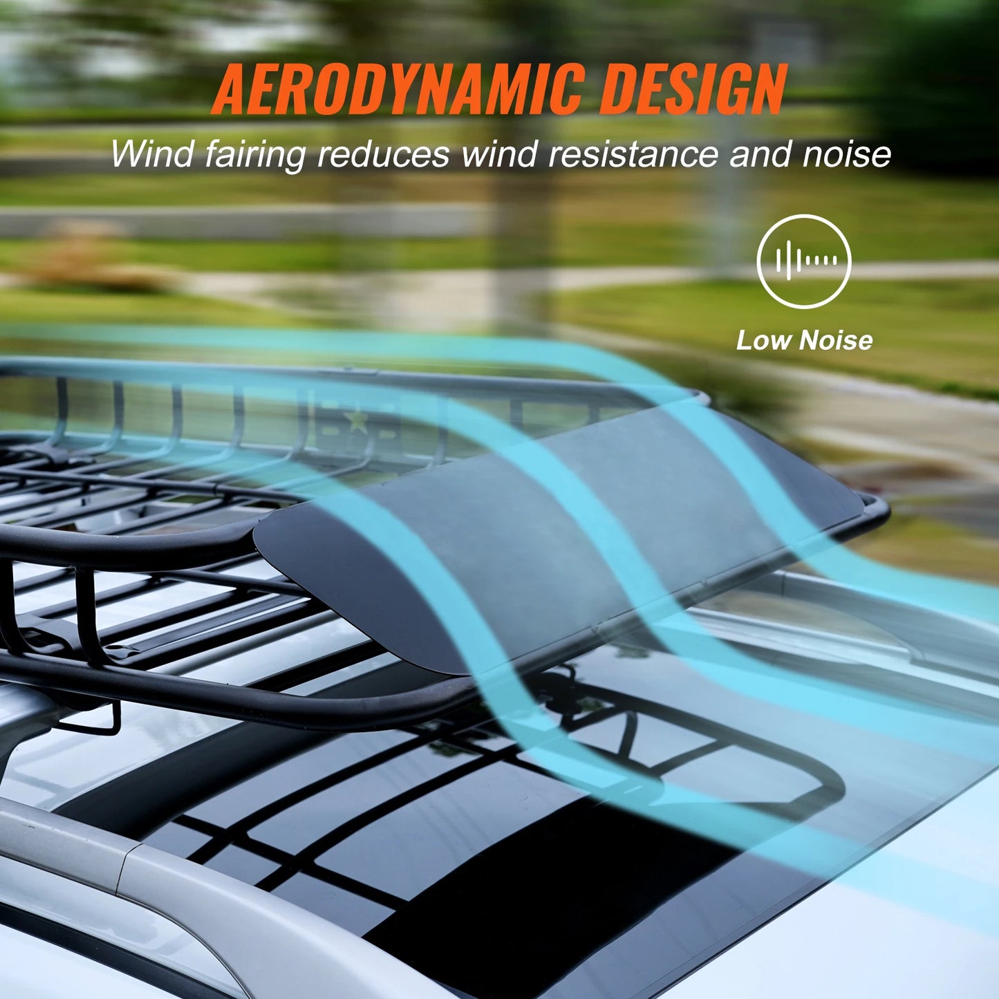 SucceBuy Roof Rack Cargo Basket 46"x36"x4.5"/51"x36"x5" Rooftop Cargo Carrier Heavy-Duty 200 LBS Capacity for SUV Truck Vehicle