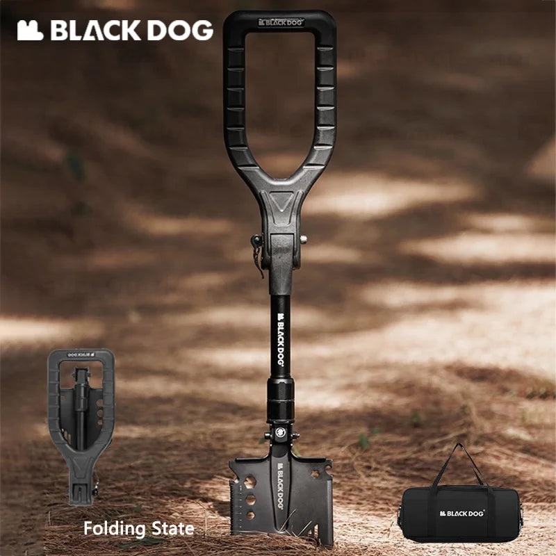 Naturehike BLACKDOG Outdoor Multi-function Manganese Steel Thickened Car-mounted Camping Shovel