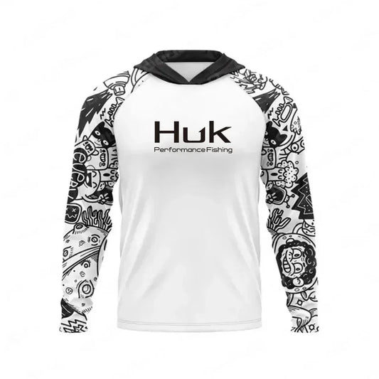 HUK Hooded Fishing Shirts