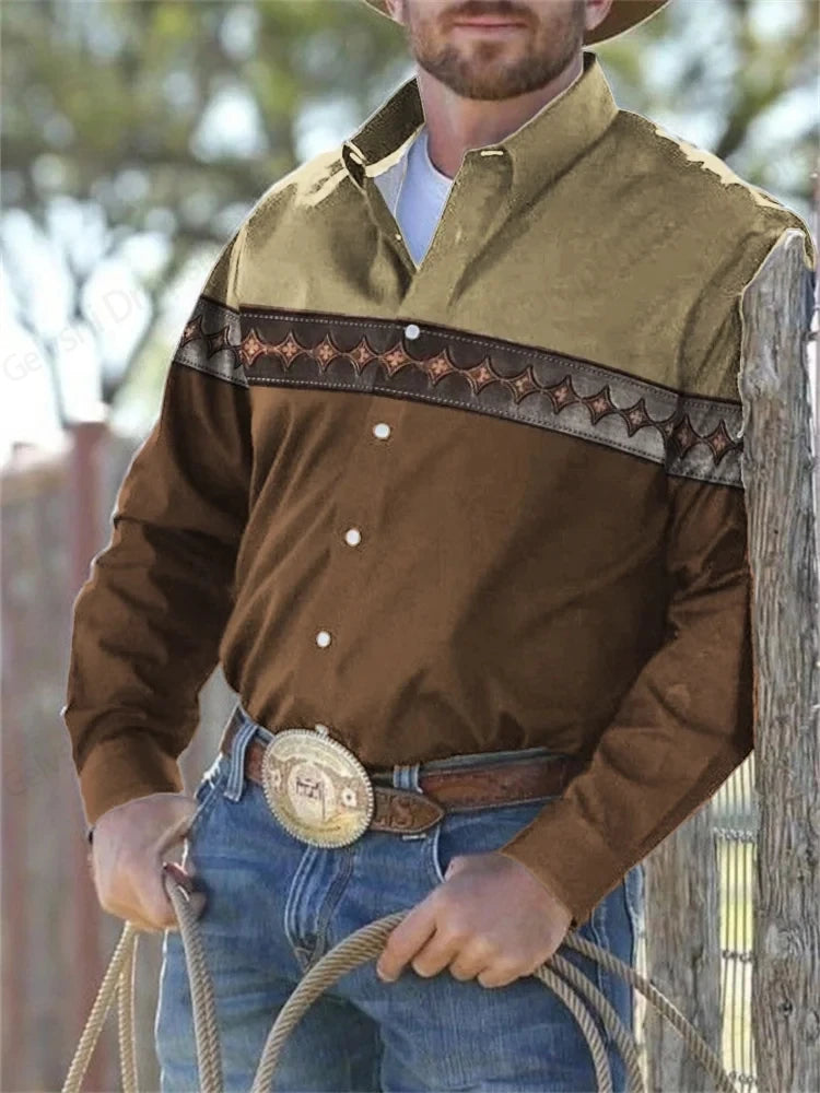 Rough Neck Cowboy Long Sleeve Work/Play Shirts