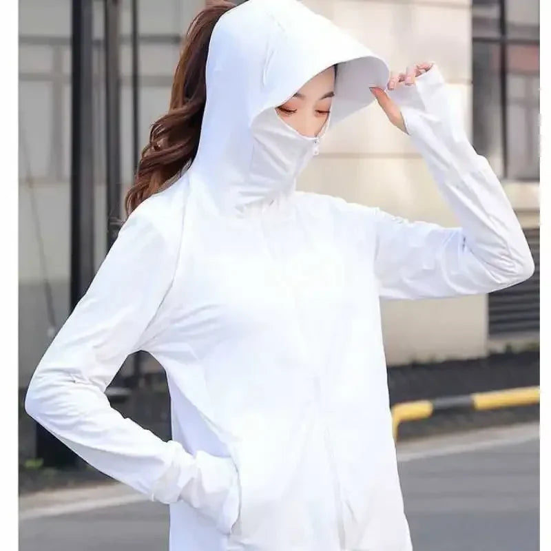 Women's Jacket with Hood UV Protection