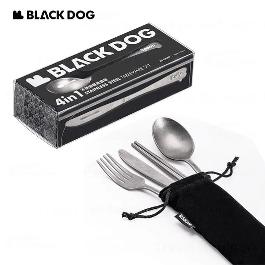 Naturehike Blackdog Tableware Set Stainless Steel Cutlery