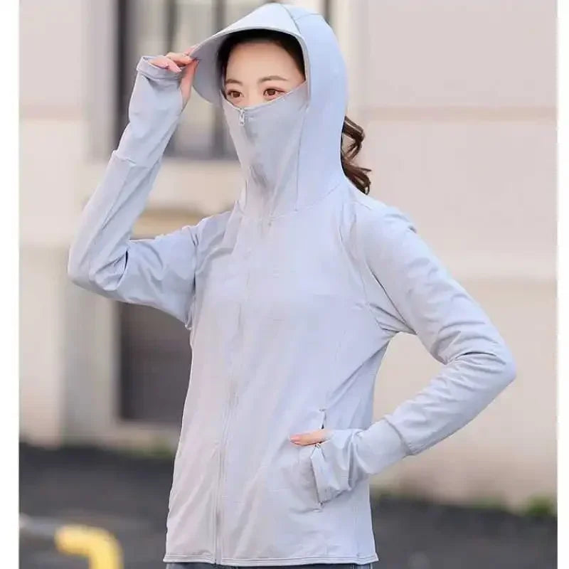 Women's Jacket with Hood UV Protection