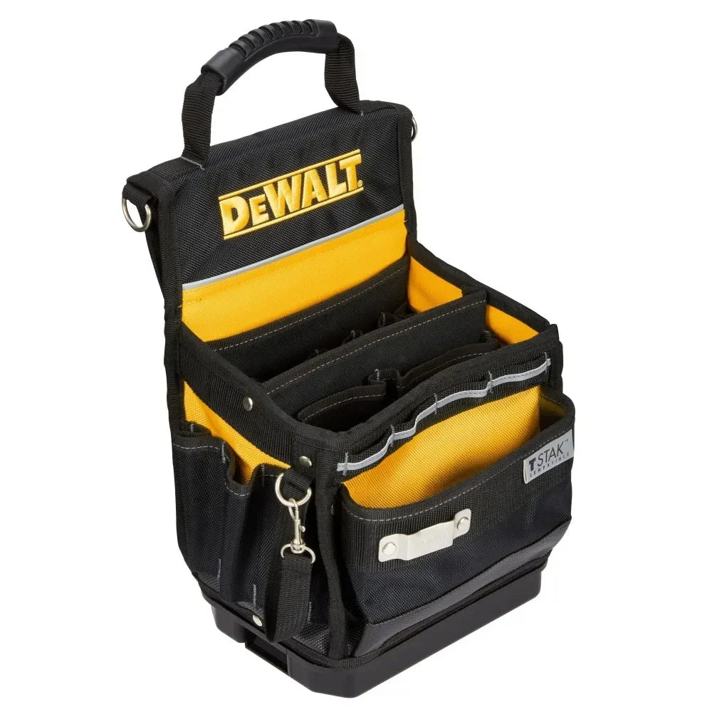 DEWALT DWST83541-1-23  Large Tool Bag Organiser TSTAK Compatible Waterproof Moisture-proof Strong Durable Hard Bottom Tool Pouch