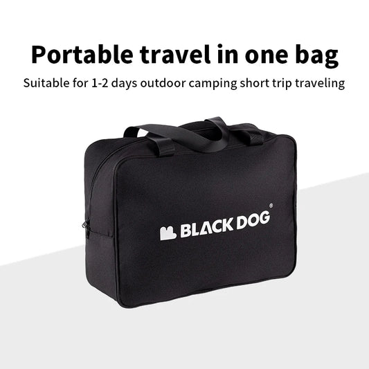 Black Dog Outdoor Travel Multifunctional Storage Bag 30L Large Capacity Storage Bag 900D Oxford Cloth Camping Equipment