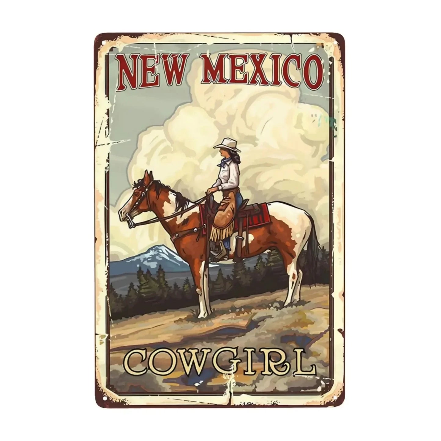 Cowboy Tin Signs House/Stables/Bar