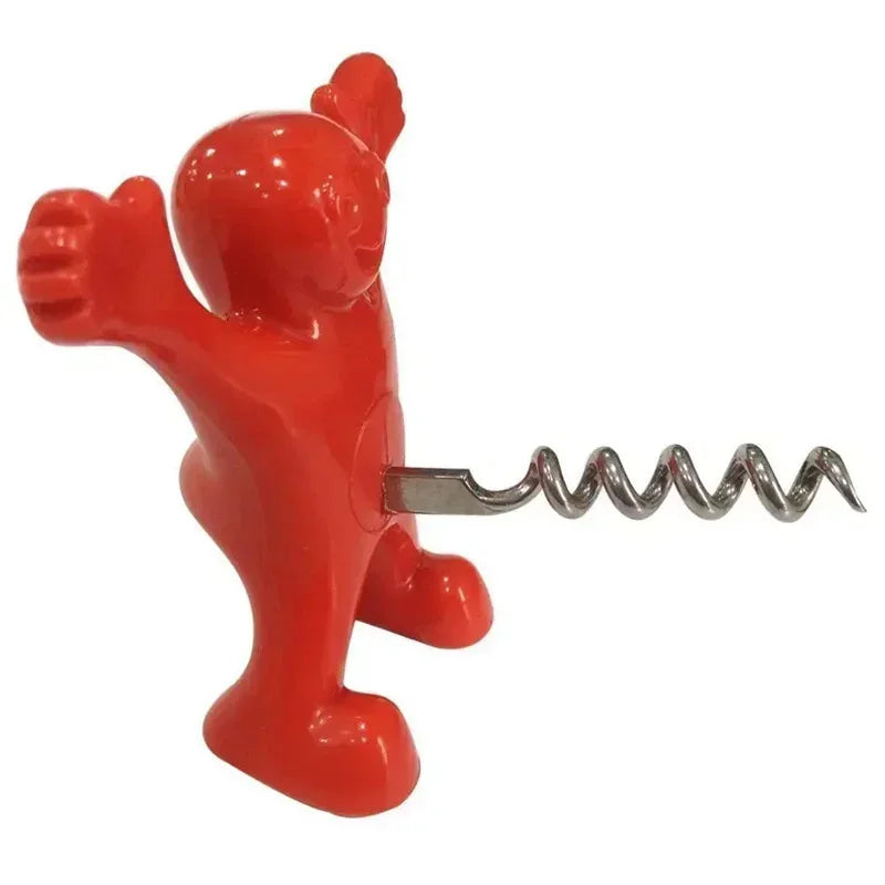 Red Creative Villain Wine Opener