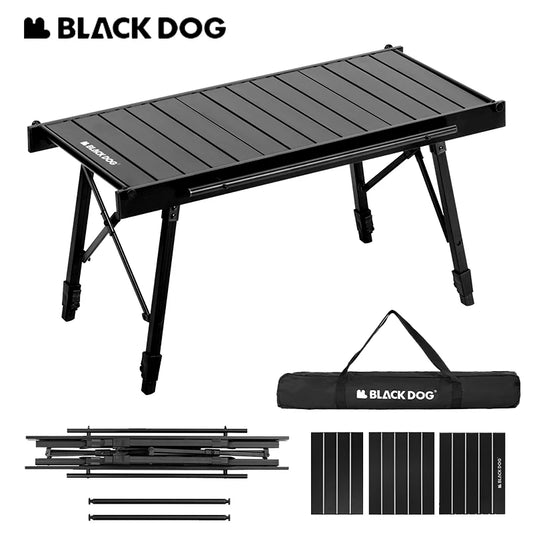 Naturehike Blackdog  Folding Aluminum Adjustable BBQ Table Lightweight Portable Outdoor