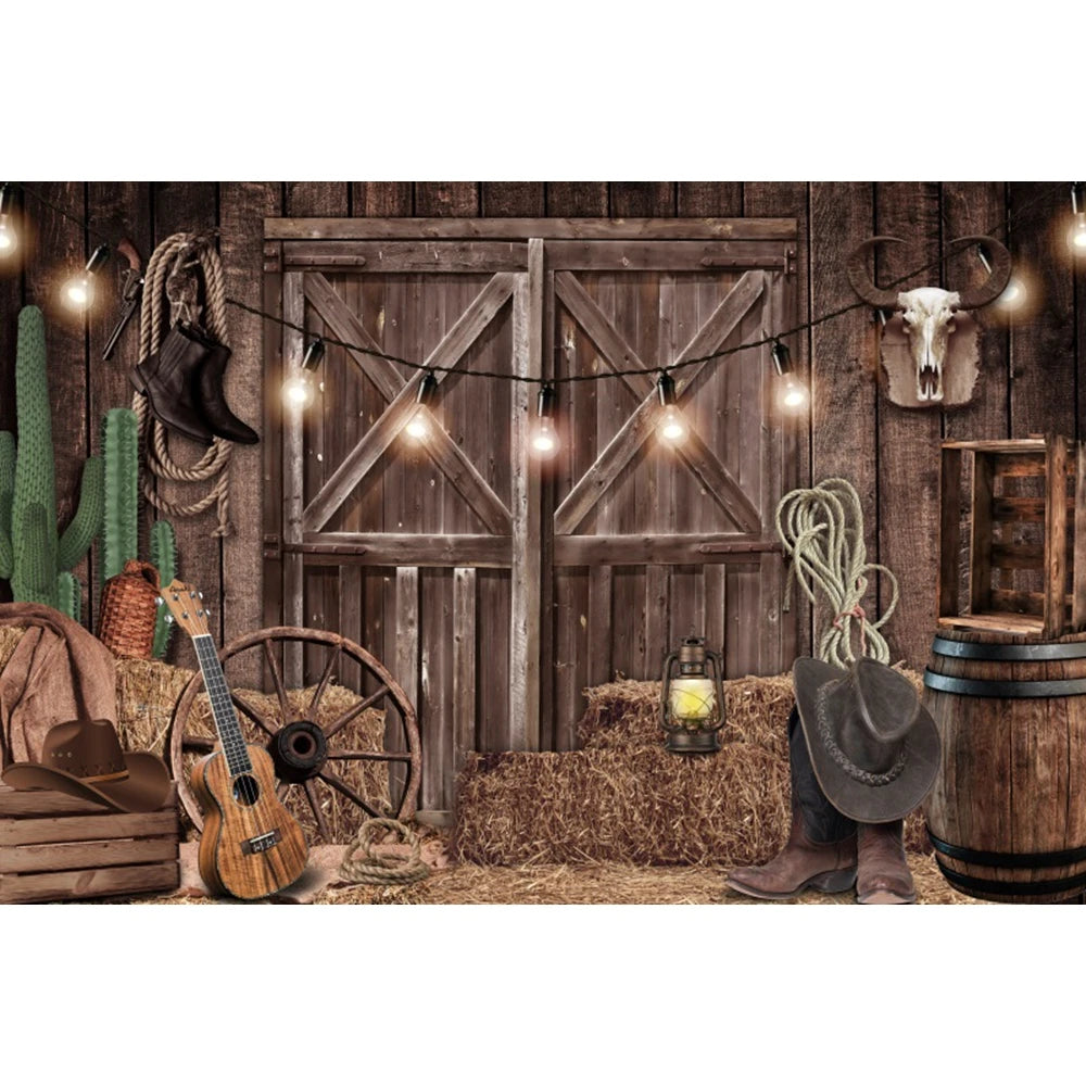 Western Cowboy Party Backdrops